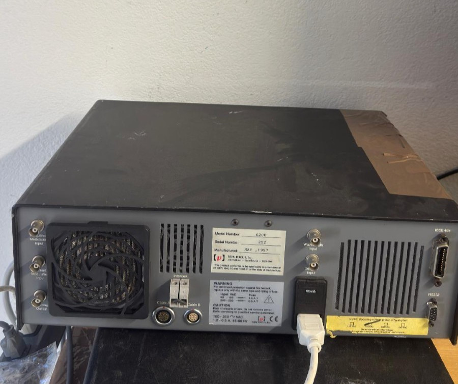 New Focus, Inc. 6200 External-Cavity Tunable Diode Laser Controller