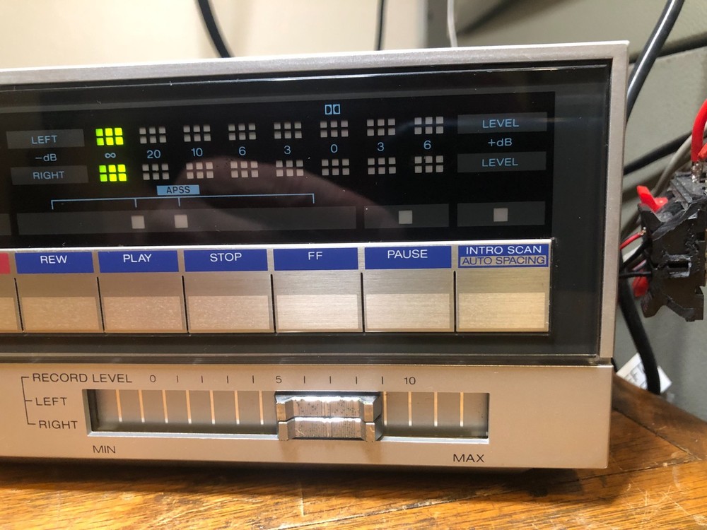 Working Vintage Sharp RT-350 Auto-Reverse Stereo Cassette Deck