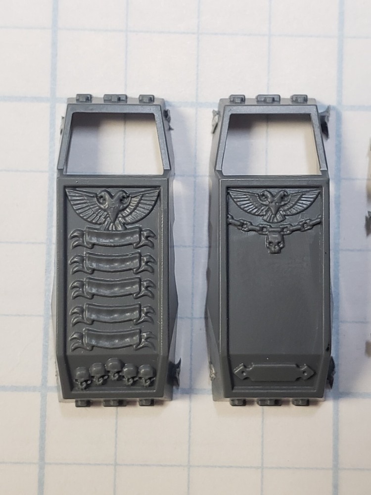 Warhammer 40K Space Marine Bits Venerable Dreadnought Sarcophagus Armor Set #34