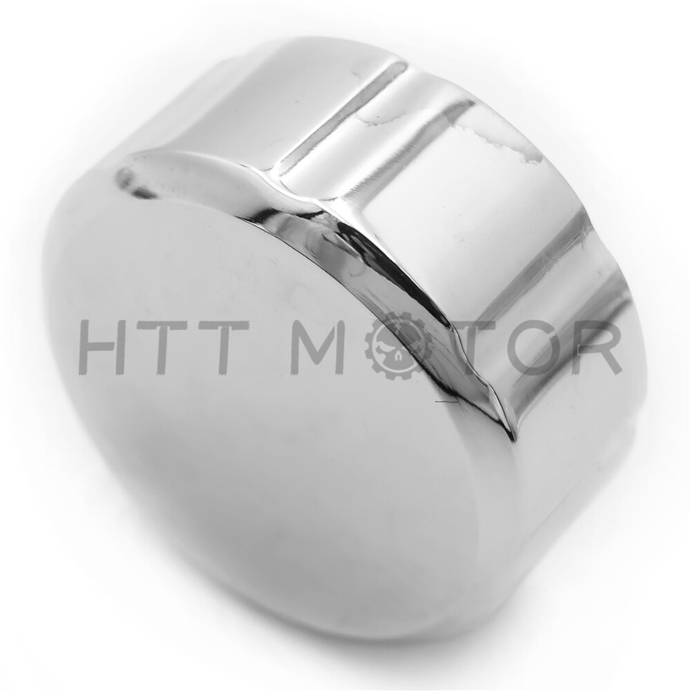 Chrome Fluid Reservoir Cap For Motorcycle w/ Outside Diameter 40mm