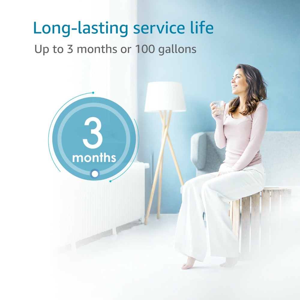 AQUA CREST RF-3375 NSF Certified Water Filter, RF-3375 faucet Replacement filter