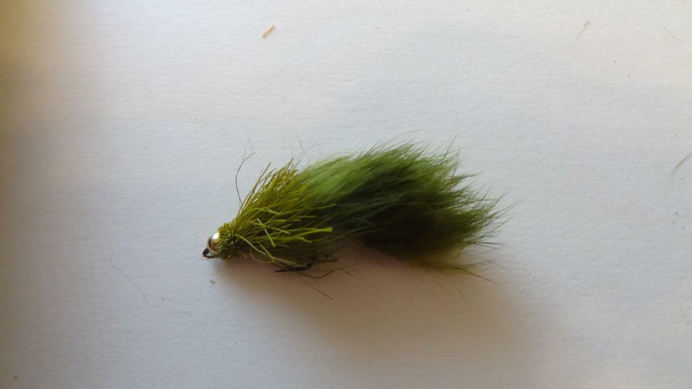 3EA DF-5 BEAD HEAD MADONNA SINGLE WING OLIVE (SELECT SIZE) STREAMER