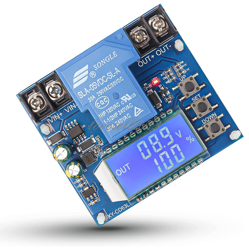 1X 30A Battery Charge Discharge Controller Low Voltage Cut Off Switch Protection