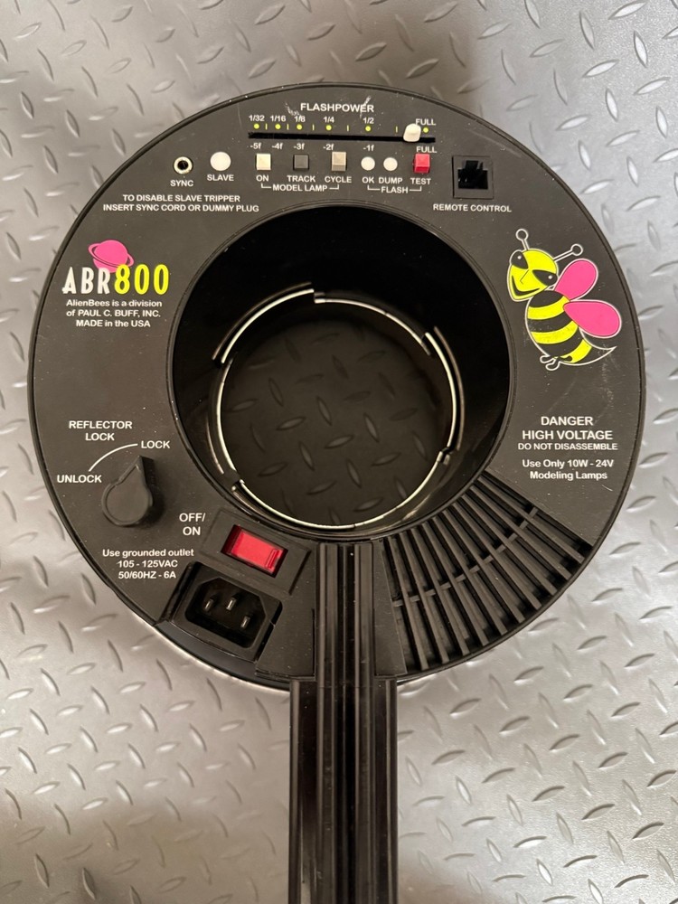 Ring Light - Paul C Buff - Ring Light - ABR800 with moon unit