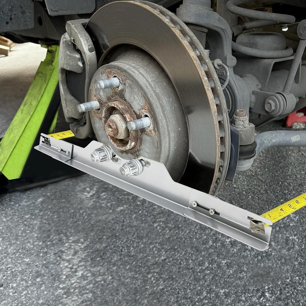 Wheel Alignment Tool with Tape Measures,Heavy Duty Toe Alignment Tool Plates,...