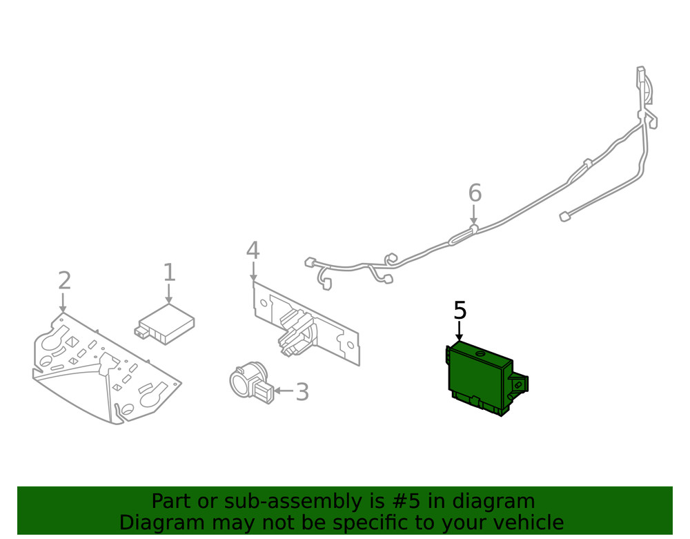 Genuine Nissan Control Module 28532-6RA1A