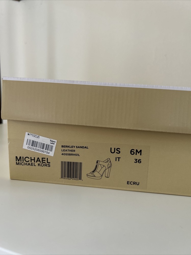 Michael Kors Empty Shoes Box 12” X 9.75” X 4”