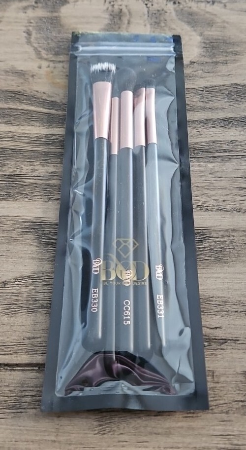 BYOD 5pc Eye Brush Set Full Size New
