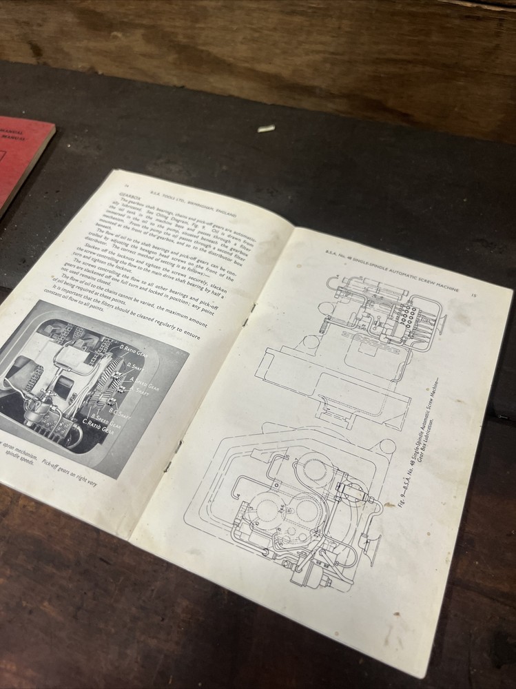 BSA Single Spindle Automatic Screw Machine Maintenance Manual Book 3rd Edition