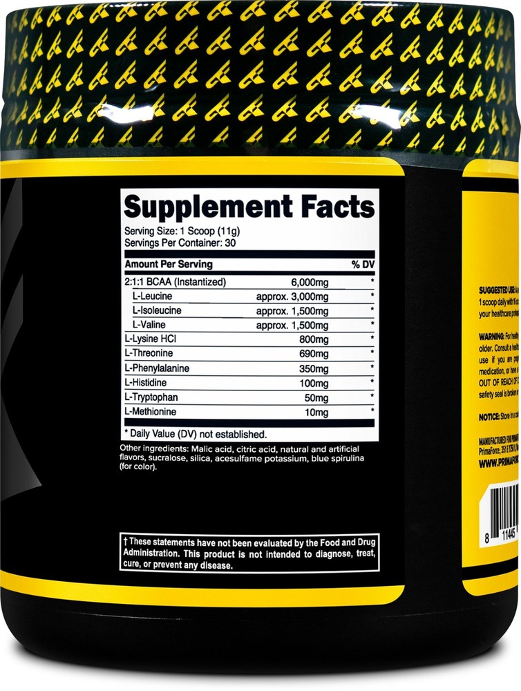 PrimaForce EAA Powder 30 Servings (Rocket Pop) - Essential Amino Acids