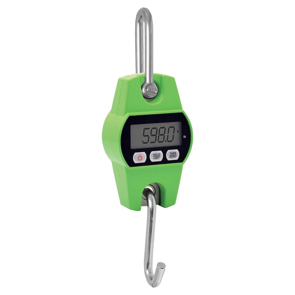 Portable Easy to Use 150 lb Digital Crane Scale LCD Display with Hooks