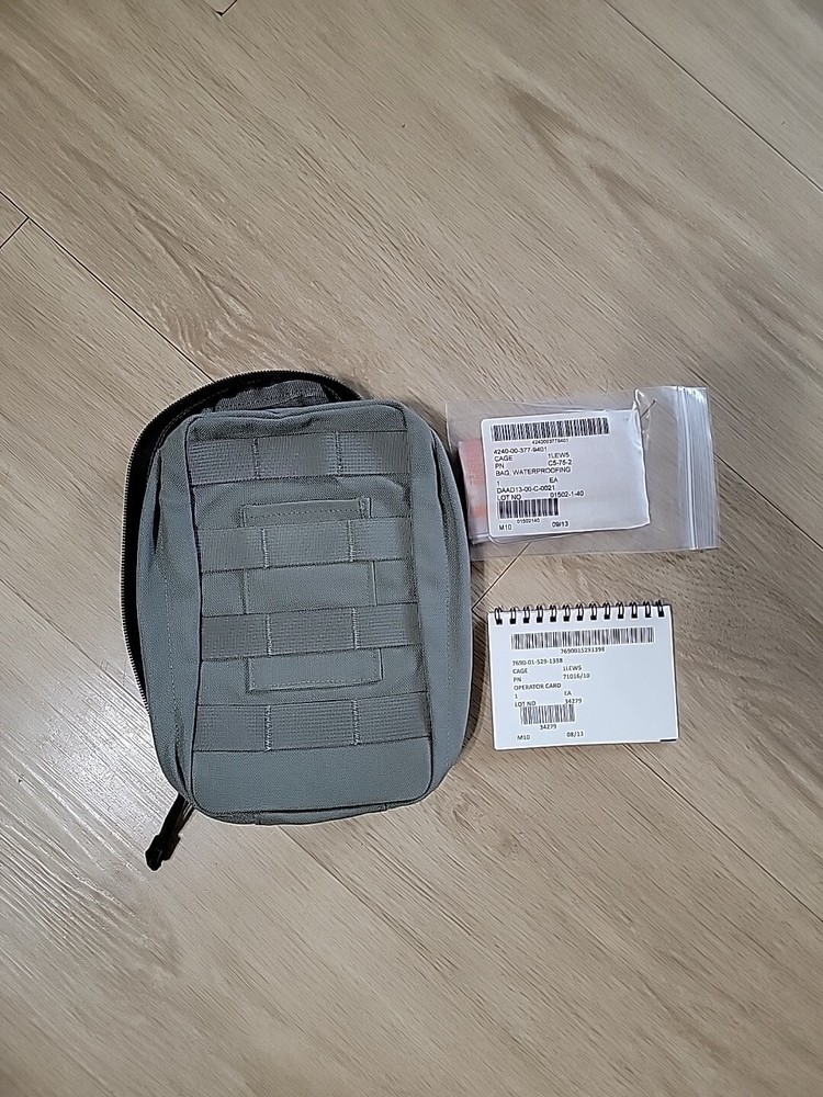 Rothco Molle Tactical Black Pouch for First Aid Kit Bag