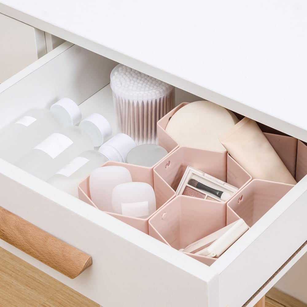 Drawer Divider Organizer Adjustable DIY Grid Honeycomb Drawer Divider for Underw