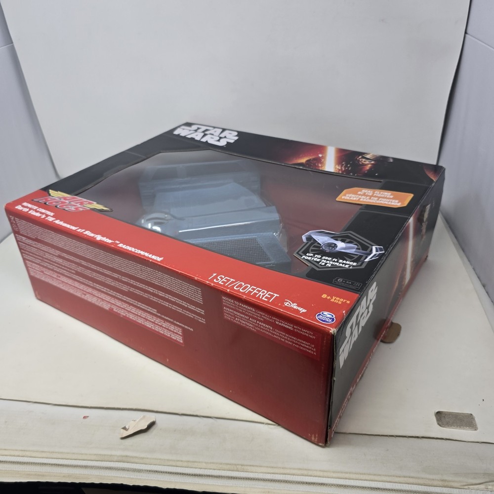 Air Hogs Star Wars Remote Control Darth Vader's TIE Advanced Starfighter #ML