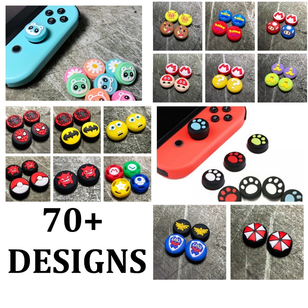 $20 Nintendo Switch Joycon Cap Grip Cover Accessory Bundle Gift Random Grab Bag