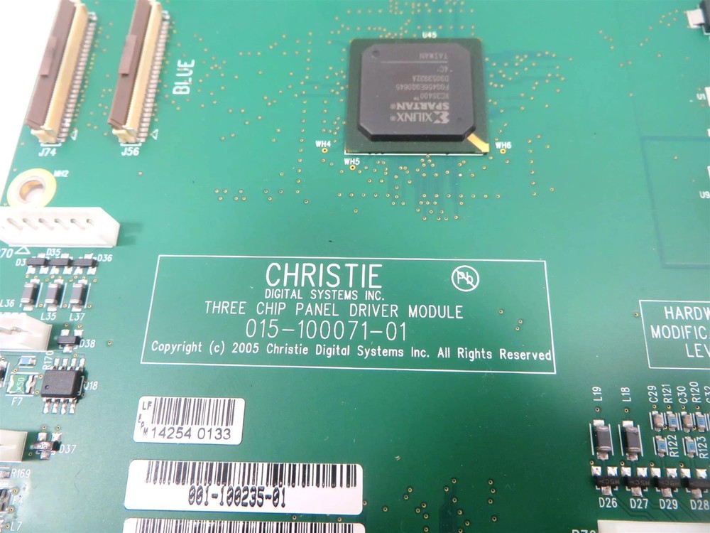 Cristie THREE CHIP PANEL DRIVER MODULE 015-100071-01