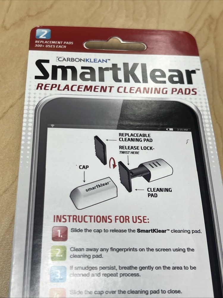 SmartKlear Smart Phone Screen Cleaner - Durable Carbon Microfiber Technology