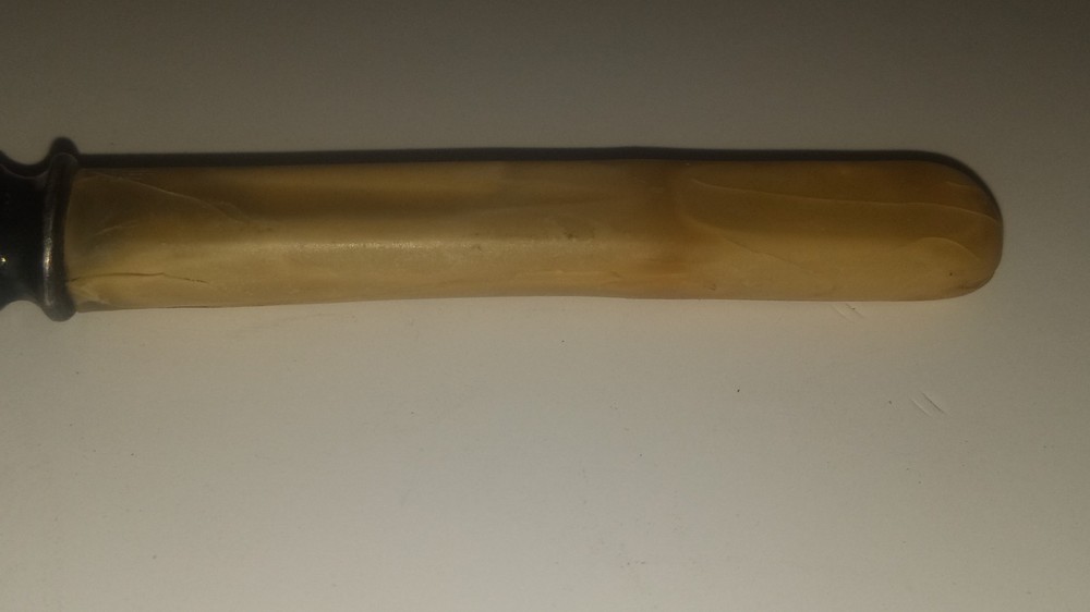 Antique Silver & Pearl Serving Fork