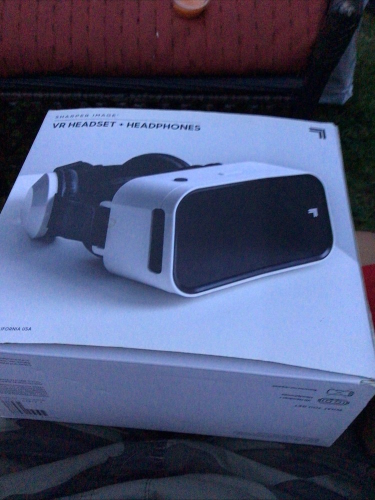 Sharper Image VR Headset + Headphones