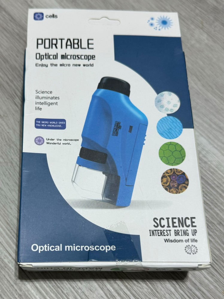 Cells, Portable Optical Microscope, White