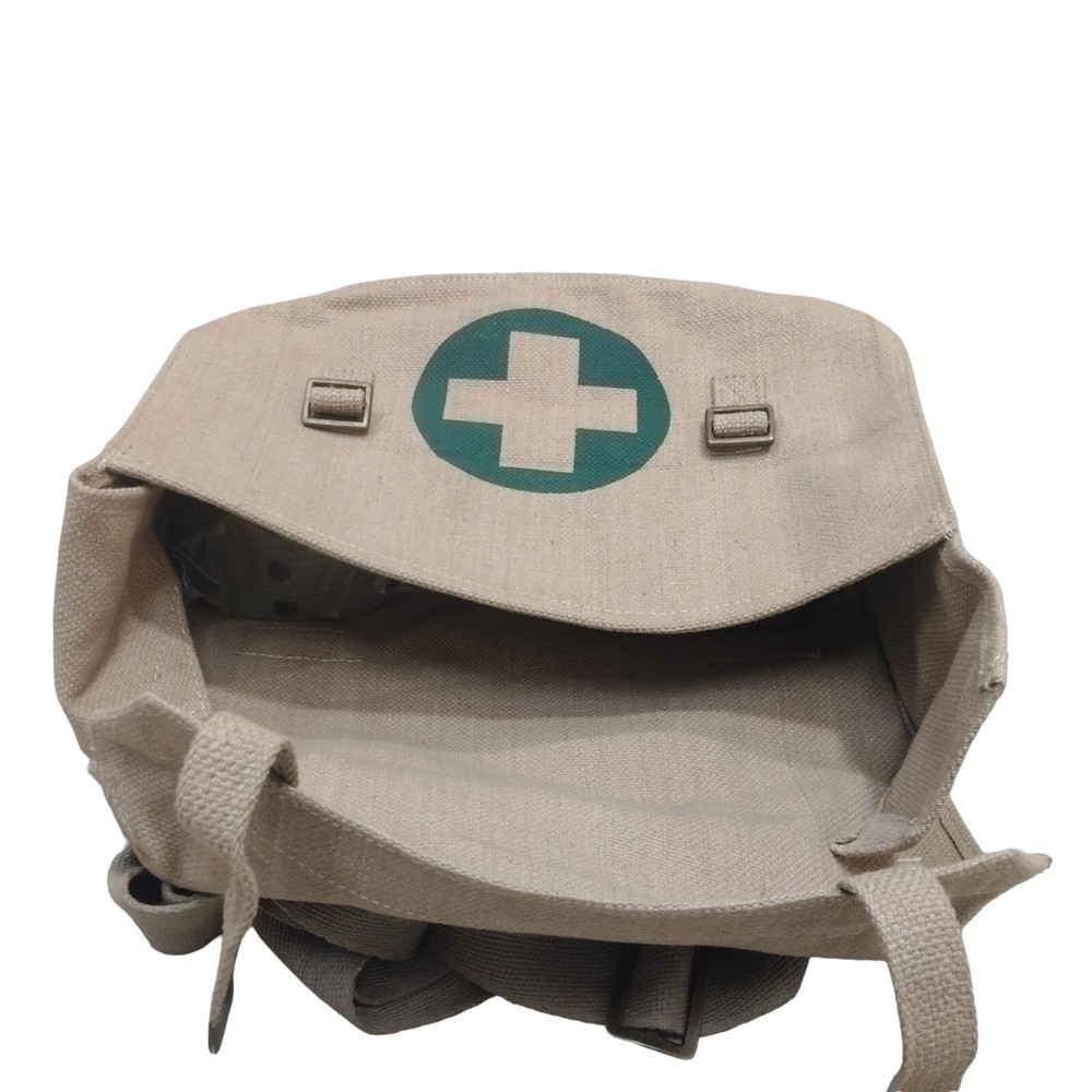 Medic Messenger Bag Adjustable Shoulder Strap Canvas , , Khaki,