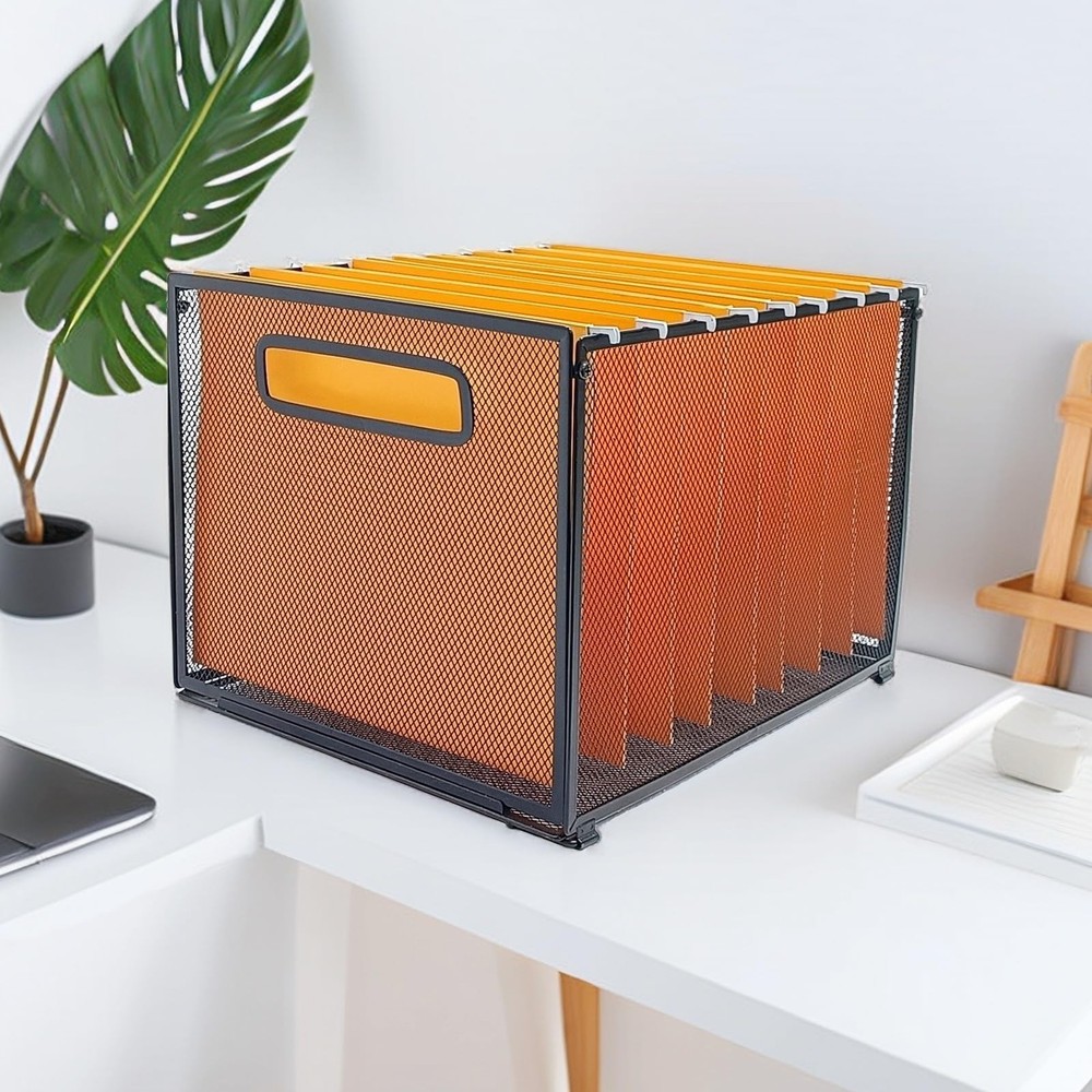 SETTFRFE Letter Size Hanging Folder Organizer,Metal Mesh Hanging File Folder ...