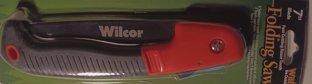 2 Wilcor 7"Folding saw 3 sided razor teeth