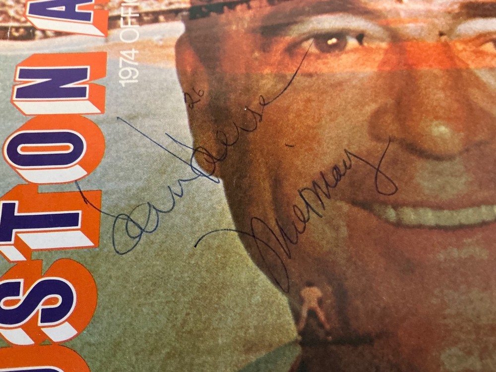 (119). 1974 Houston Astros Program--Signed