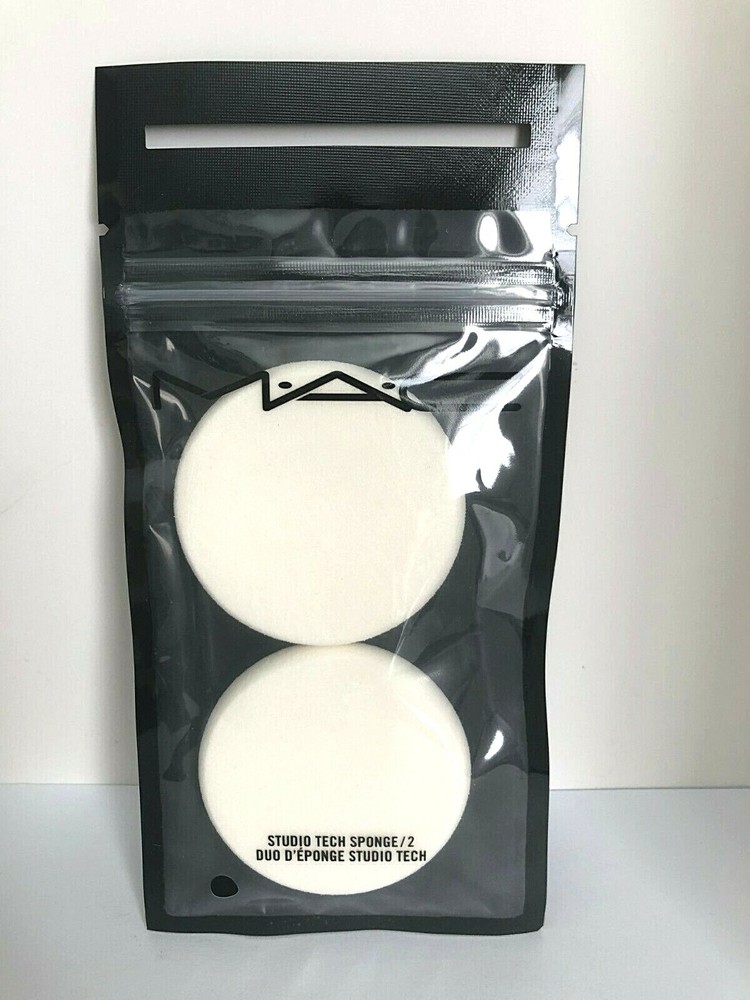 M.A.C STUDIO TECH SPONGE / 2 - 100% Authentic New Sealed