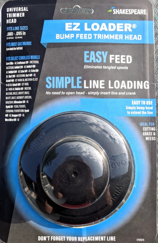 E-Z Loader Universal Fit Replacement Bump Feed String Trimmer Head (1 Count)