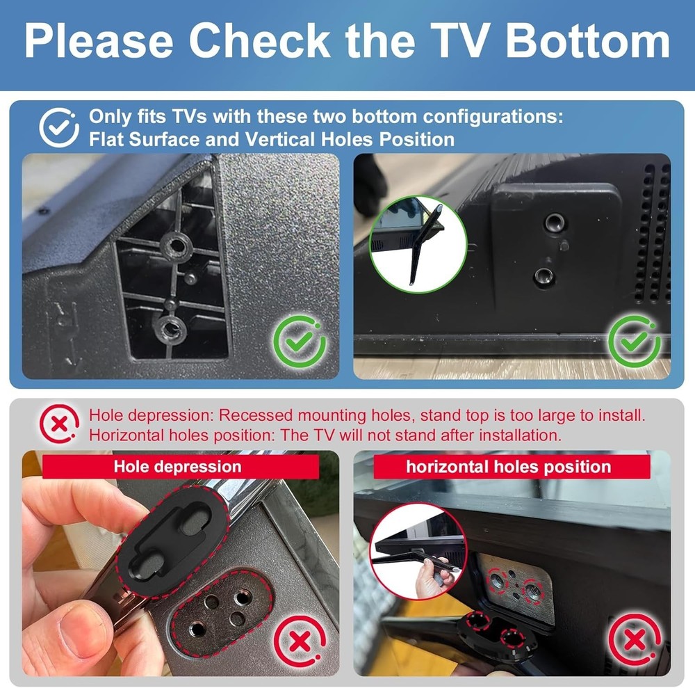 Replacement Stand for TCL Roku TVs - Easy Install & Durable Design