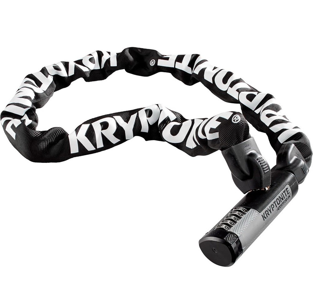 Kryptonite Kryptolok 912 9.5mm Combo Chain Bicycle Lock , Black