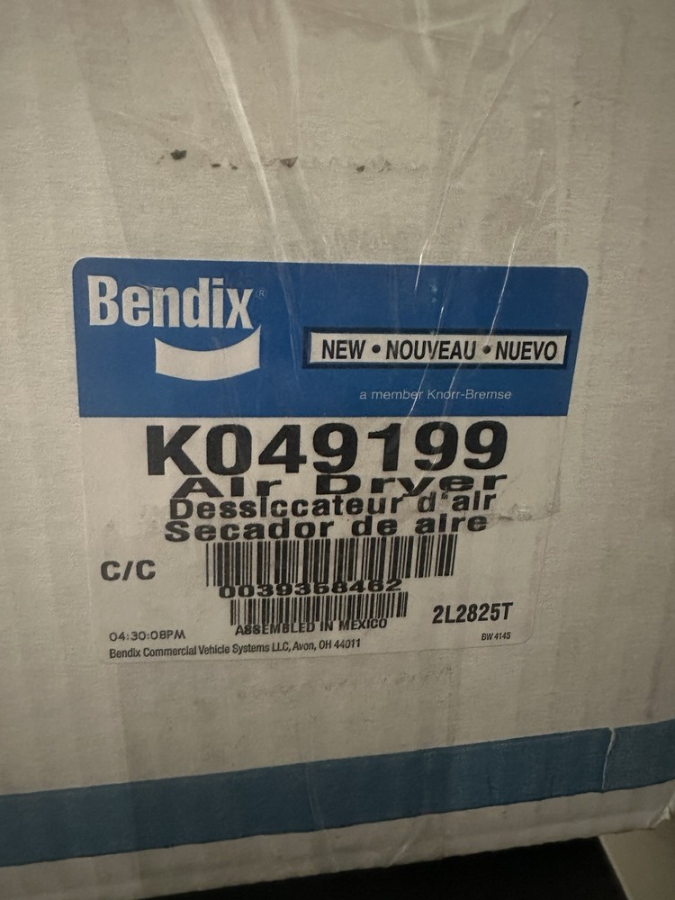 New Bendix K049199 Air Dryer Assembly AD-IS