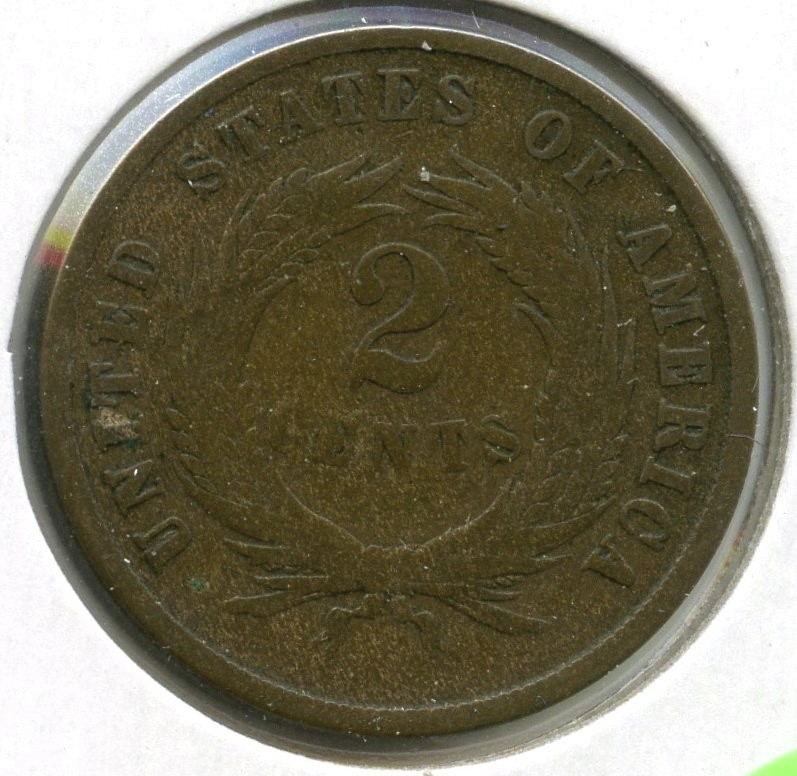 1868 2-Cent Coin - Two Cents - Q431