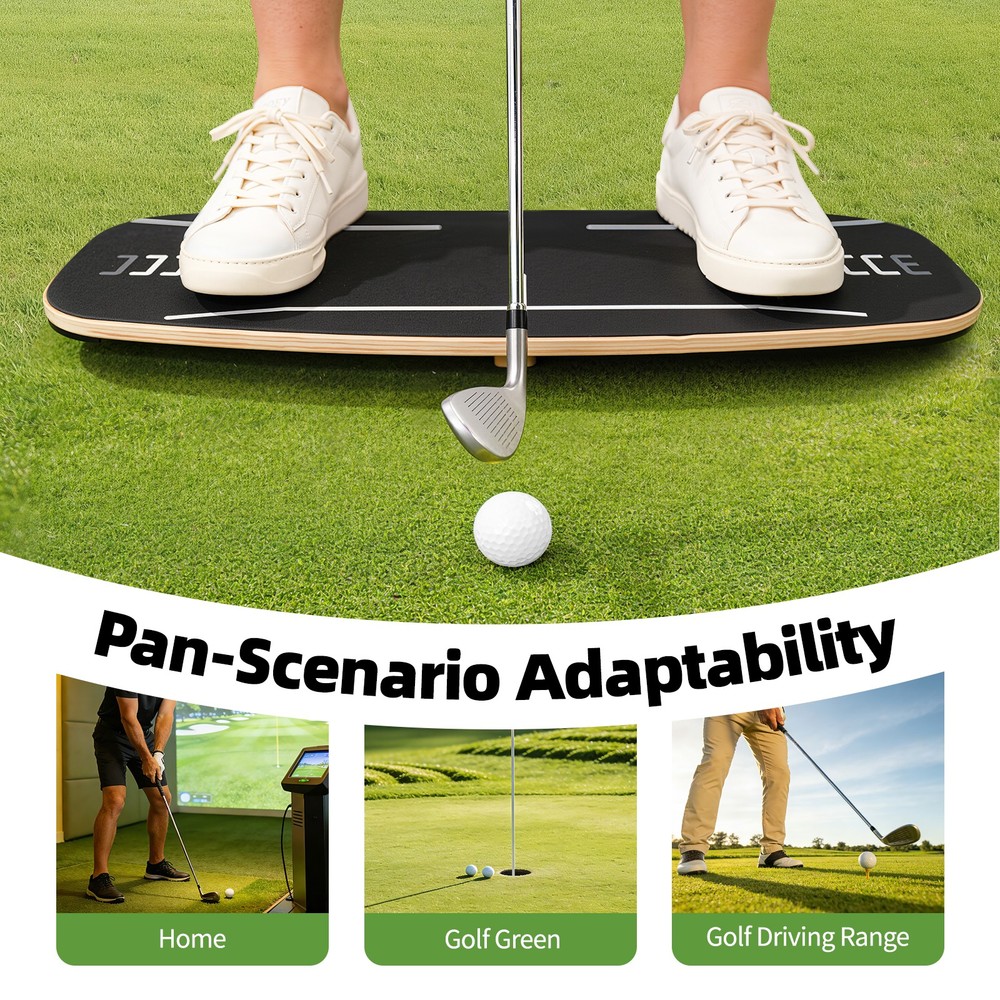 Golf Pressure Plate- Weight Shift Balance Board Golf Swing Trainer Training Aid