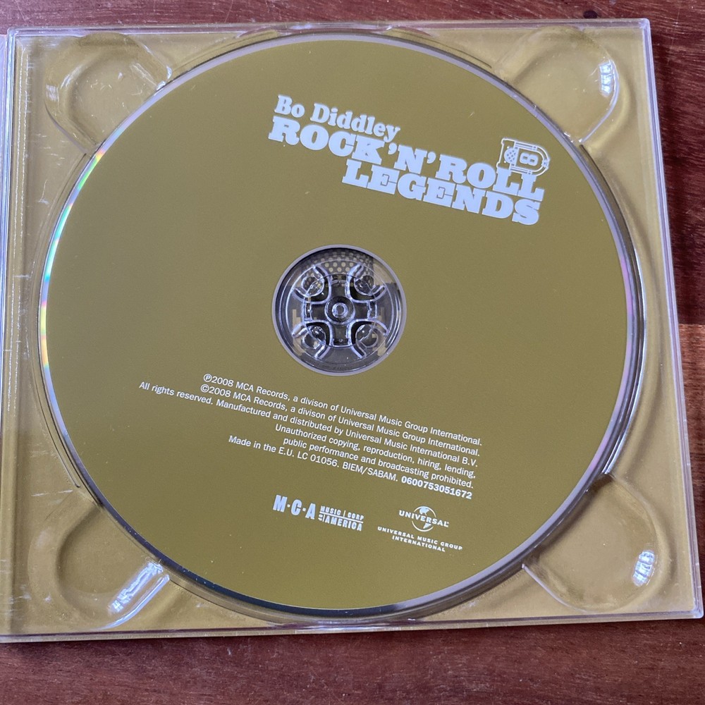 Bo Diddley ‎– Rock 'N' Roll Legends CD Digital Pak
