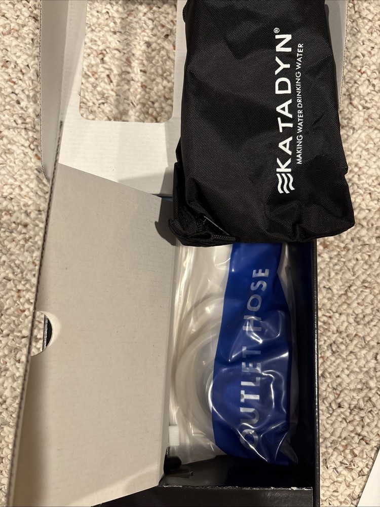 NEW Katadyn Hiker Compact Backpacking Micro Water Filter Purifier Gray