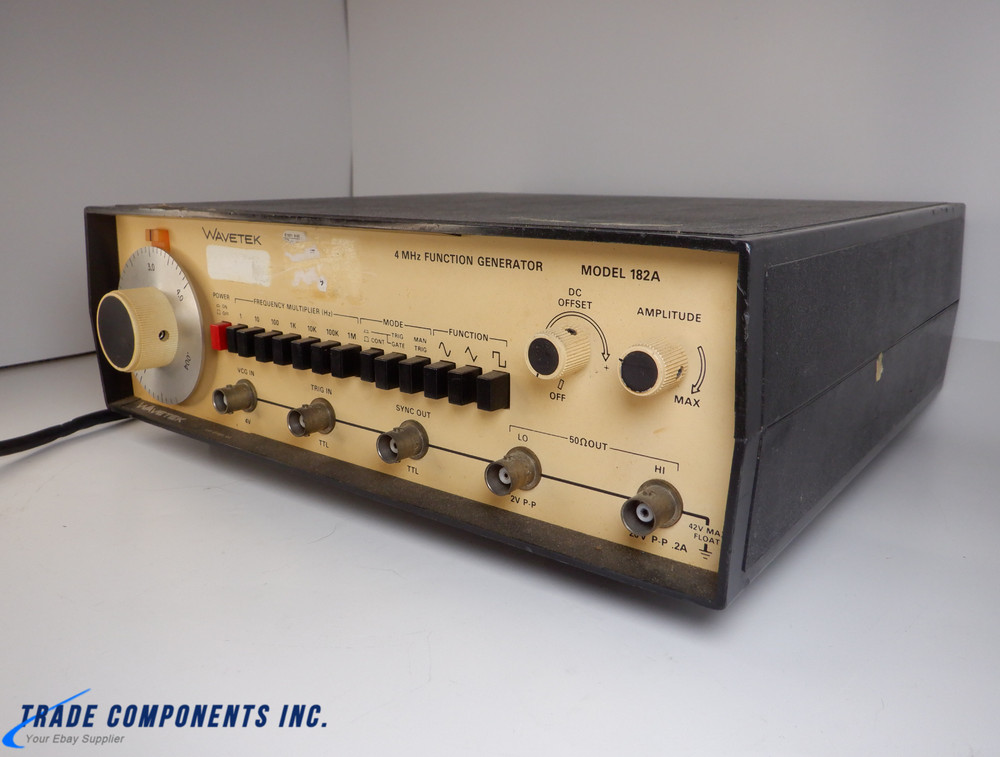 WAVETEK 4MHZ FUNCTION GENERATOR MODEL 182A