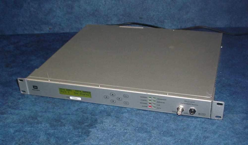 Wegener Unity 4650 Digital Media DVB Compliant Satellite IRD Receiver/Decoder