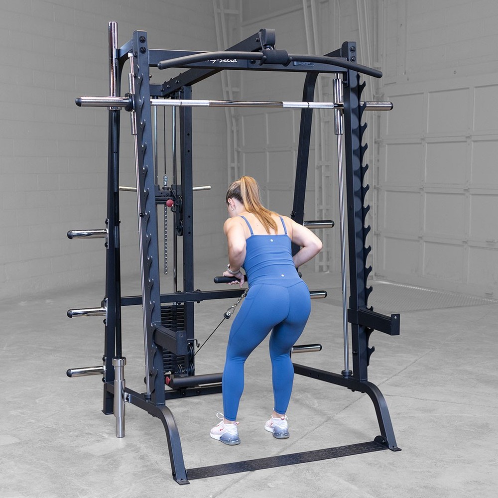 Body-Solid Series 7 Smith Gym Package with Lat, Pec, Bench - Reboxed