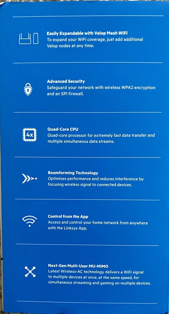 LINKSYS MESH AC1200 ROUTER