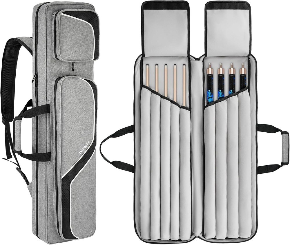 Pool Cue Carrying Case with Shoulder Straps