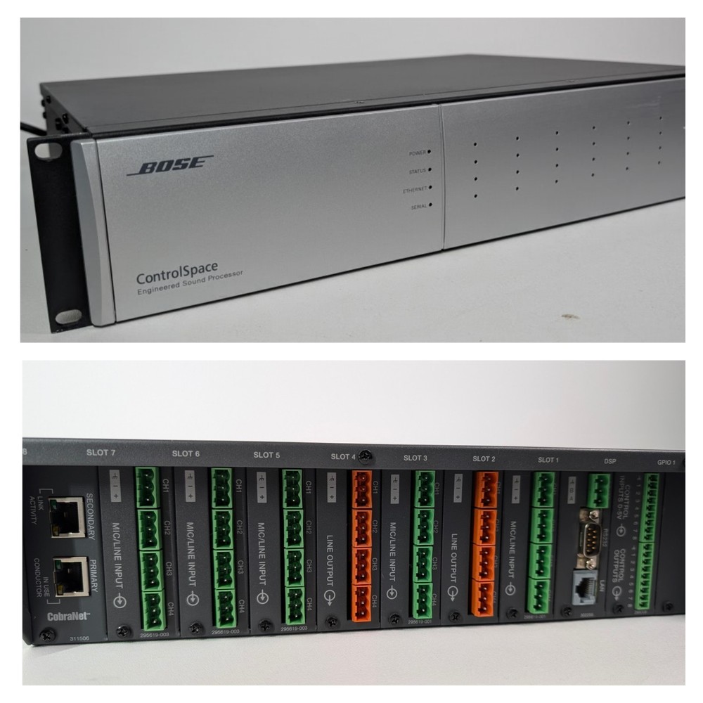 Bose Control Space Engineered Sound Processor Ethernet Network Compatible Studio