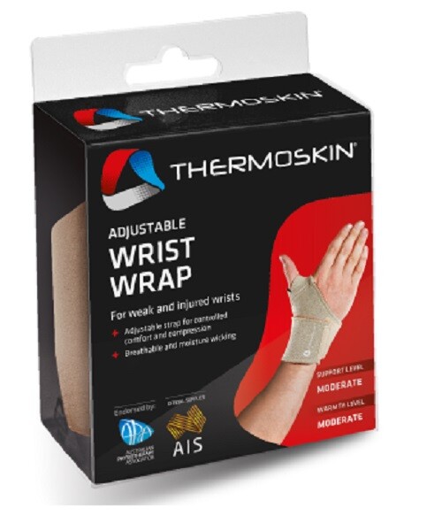 Thermoskin Universal Wrist Wrap Small/Medium - Support/Warmth Level: Moderate