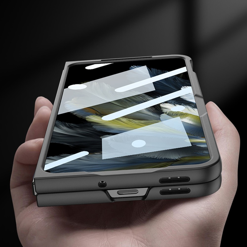 For OnePlus Open Shockproof Hard PC Rugged Protection Case with Screen Protector