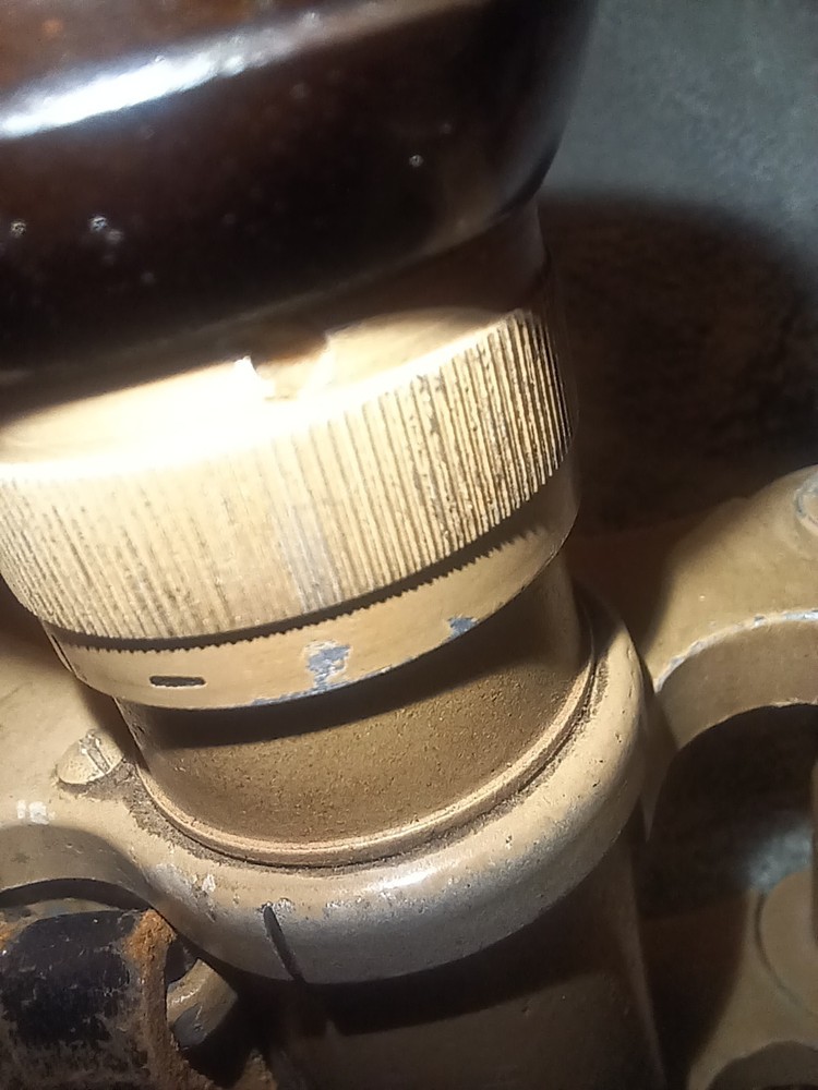 ORIGINAL German WW2 Tan 6x30 Diesntglas Binoculars - CAG