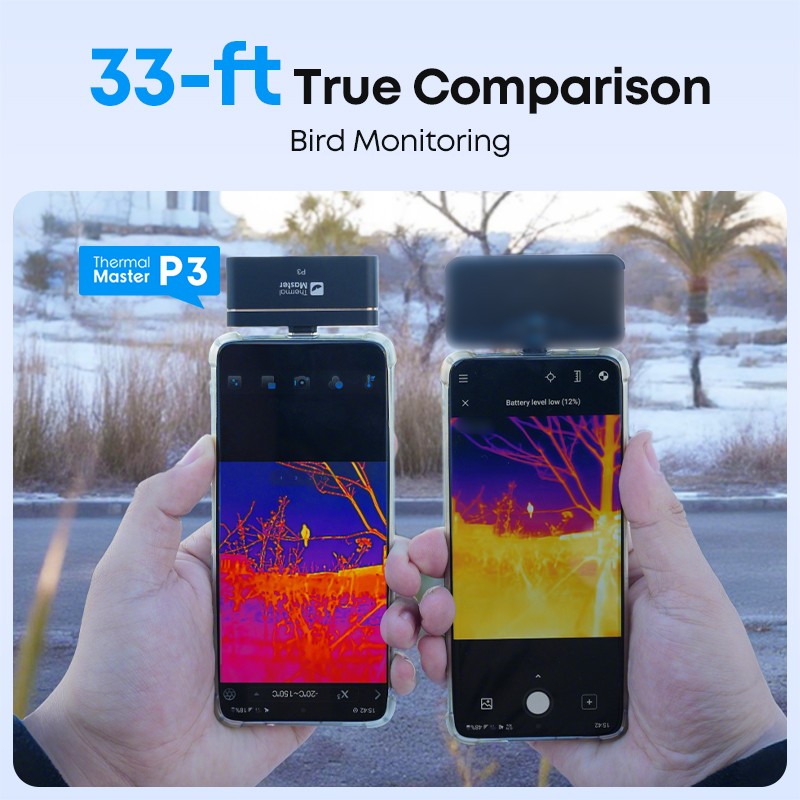 P3 Thermal Imaging Camera for iPhone Android Phone USB-C 512*384 X³IR Resolution