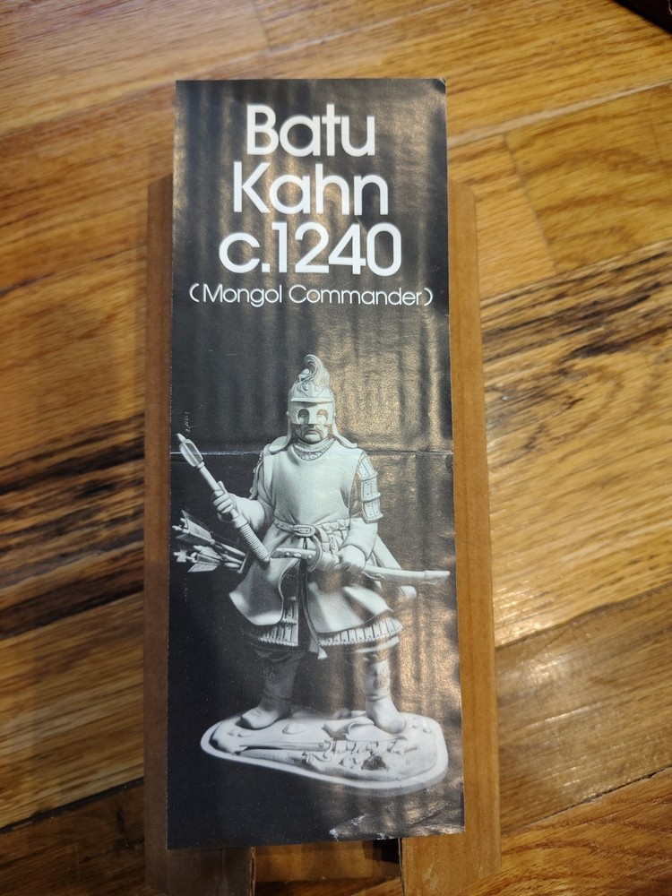 90MM Poste Militaire Batu Kahn Mongol Commander c1240