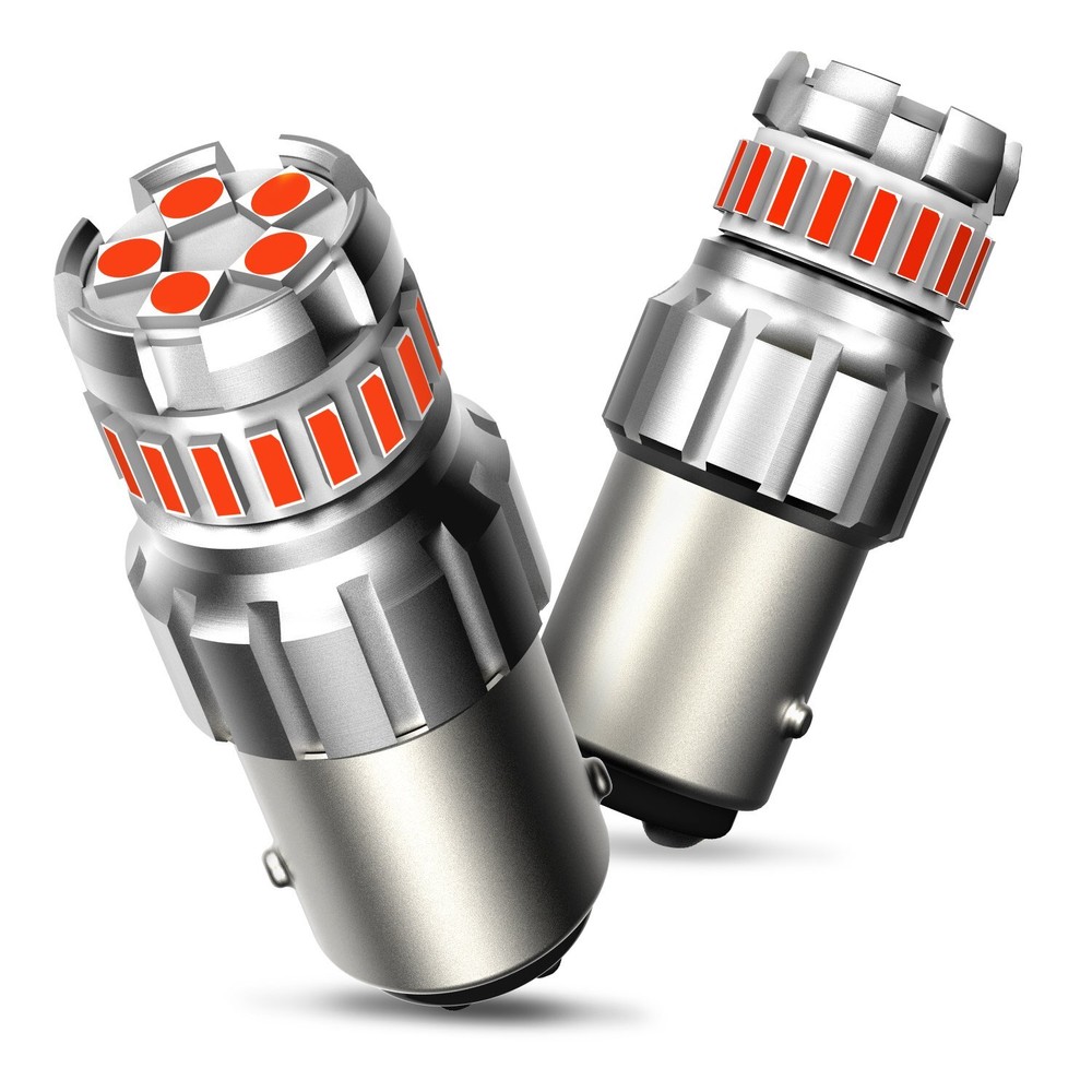 AUXITO Red Color 1157 7528 2357 3496 LED Bulbs Tail Stop Brake Turn Signal Light