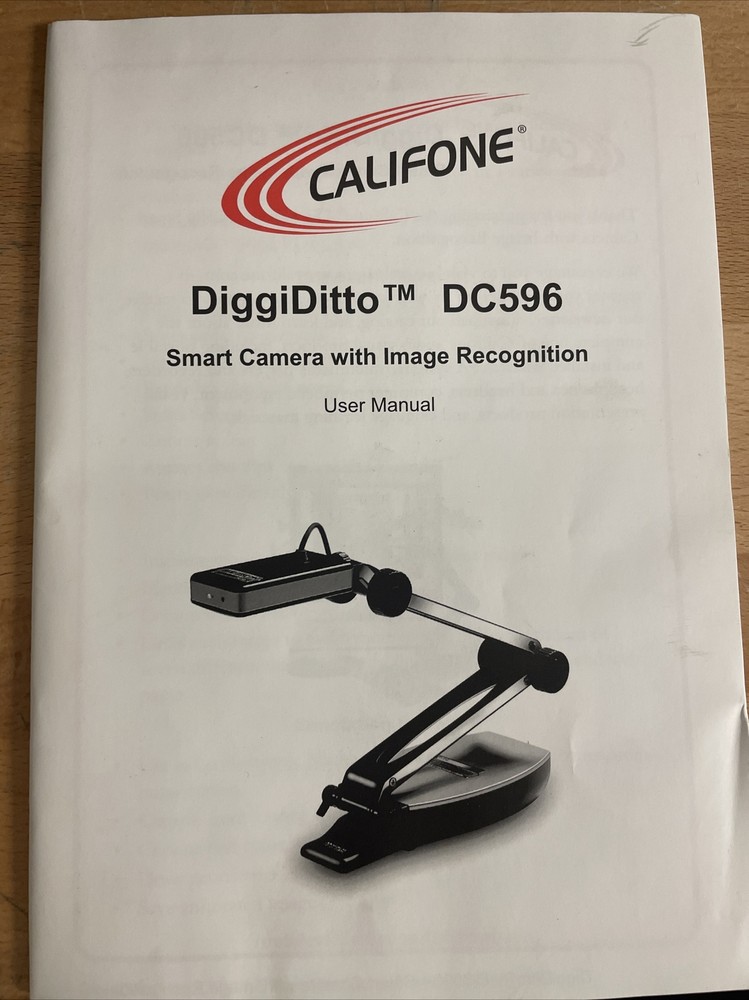 Califone DiggiDitto DC596 Document Smart Camera w/ Case